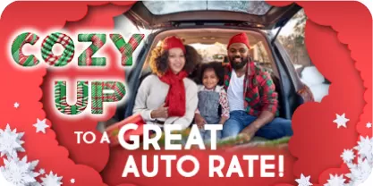 Cozy Up to a great auto loan rate 